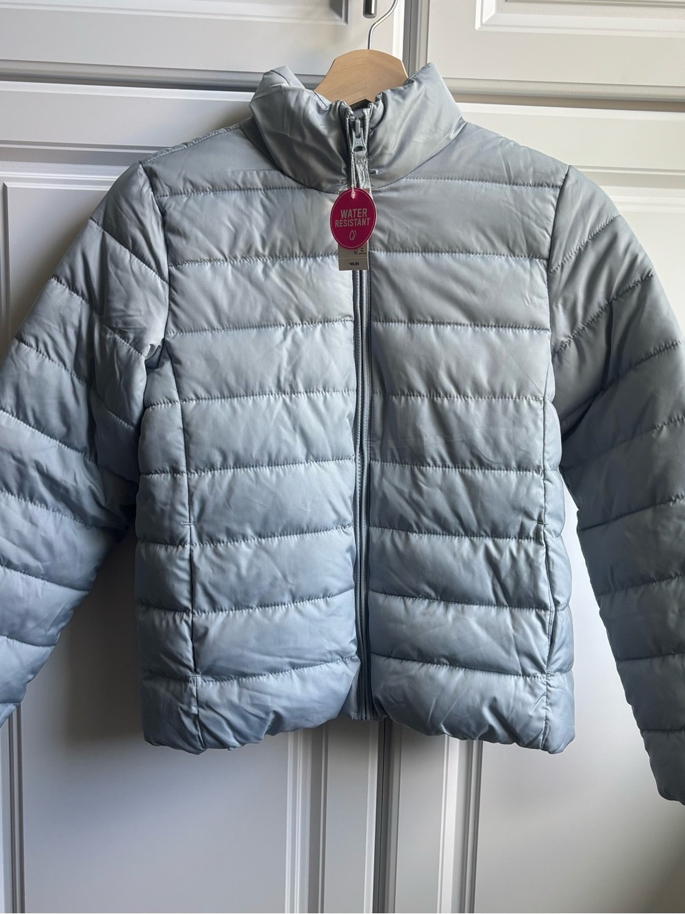 The Children's Place Kids Blue Water-Resistant Puffer Coat